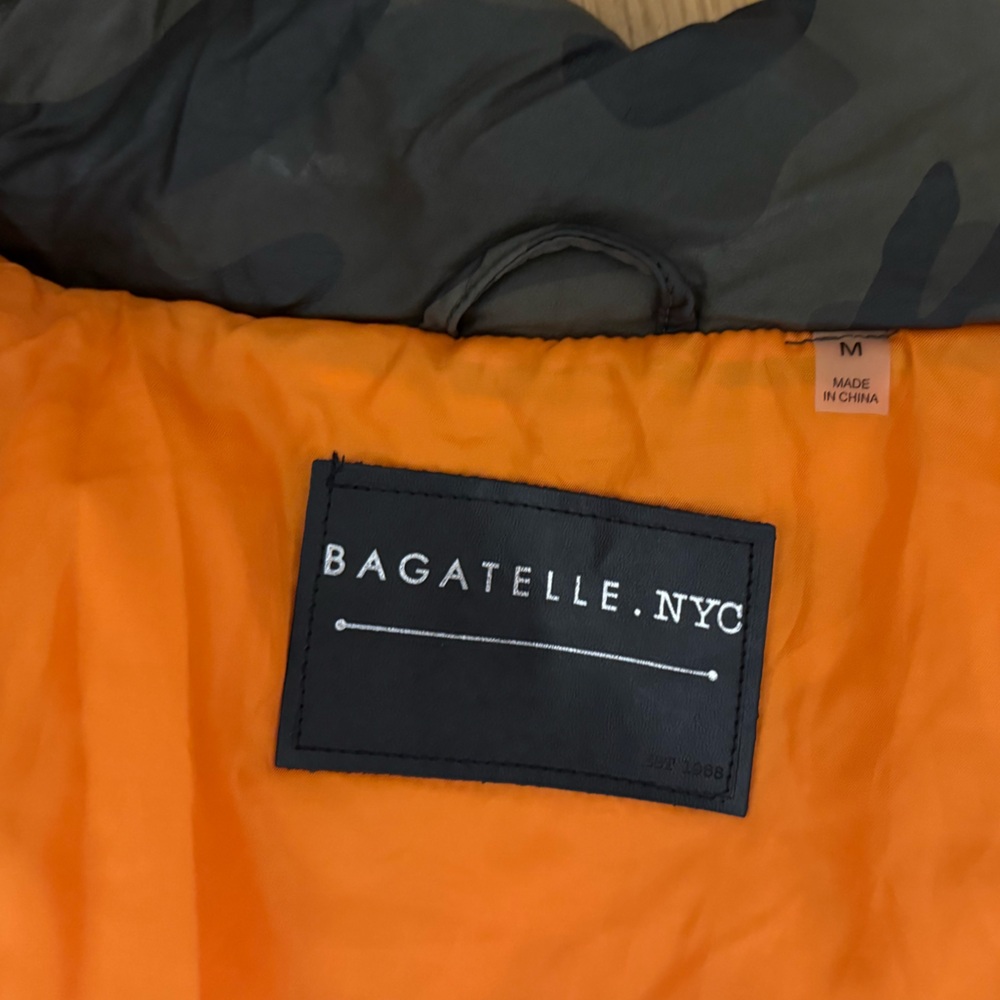 Bagatelle Women’s Green Camouflage Puffer Jacket - Picture 5 of 5